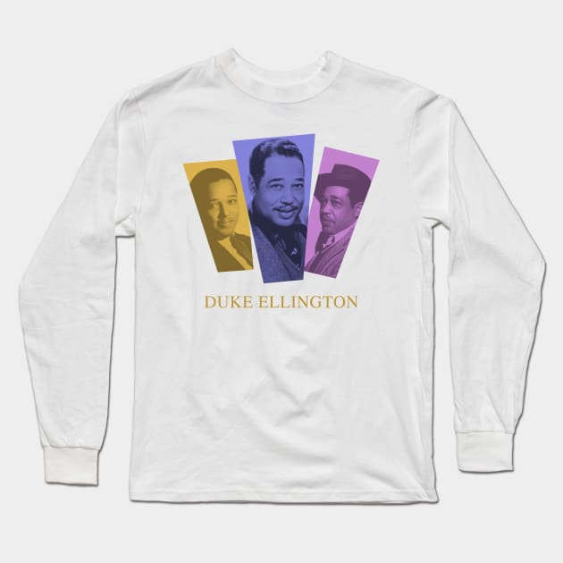 Duke Ellington Long Sleeve T-Shirt by PLAYDIGITAL2020